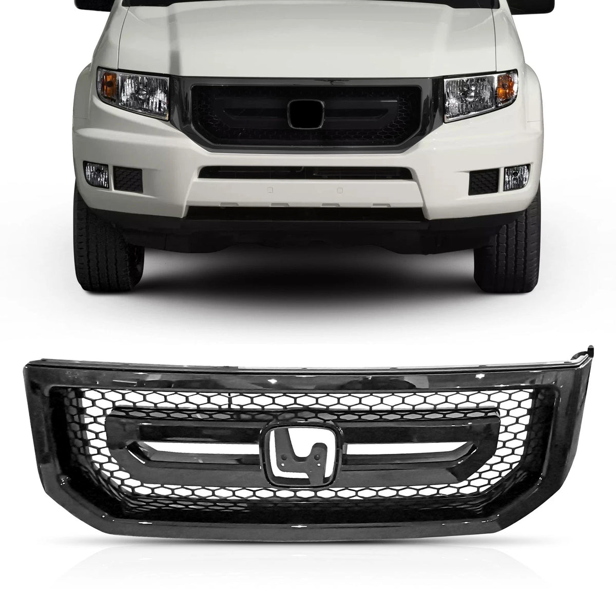 Front Grille for Honda Ridgeline (2009–2011) 71100-SJC-ZZ00 71100-SJCX-A2