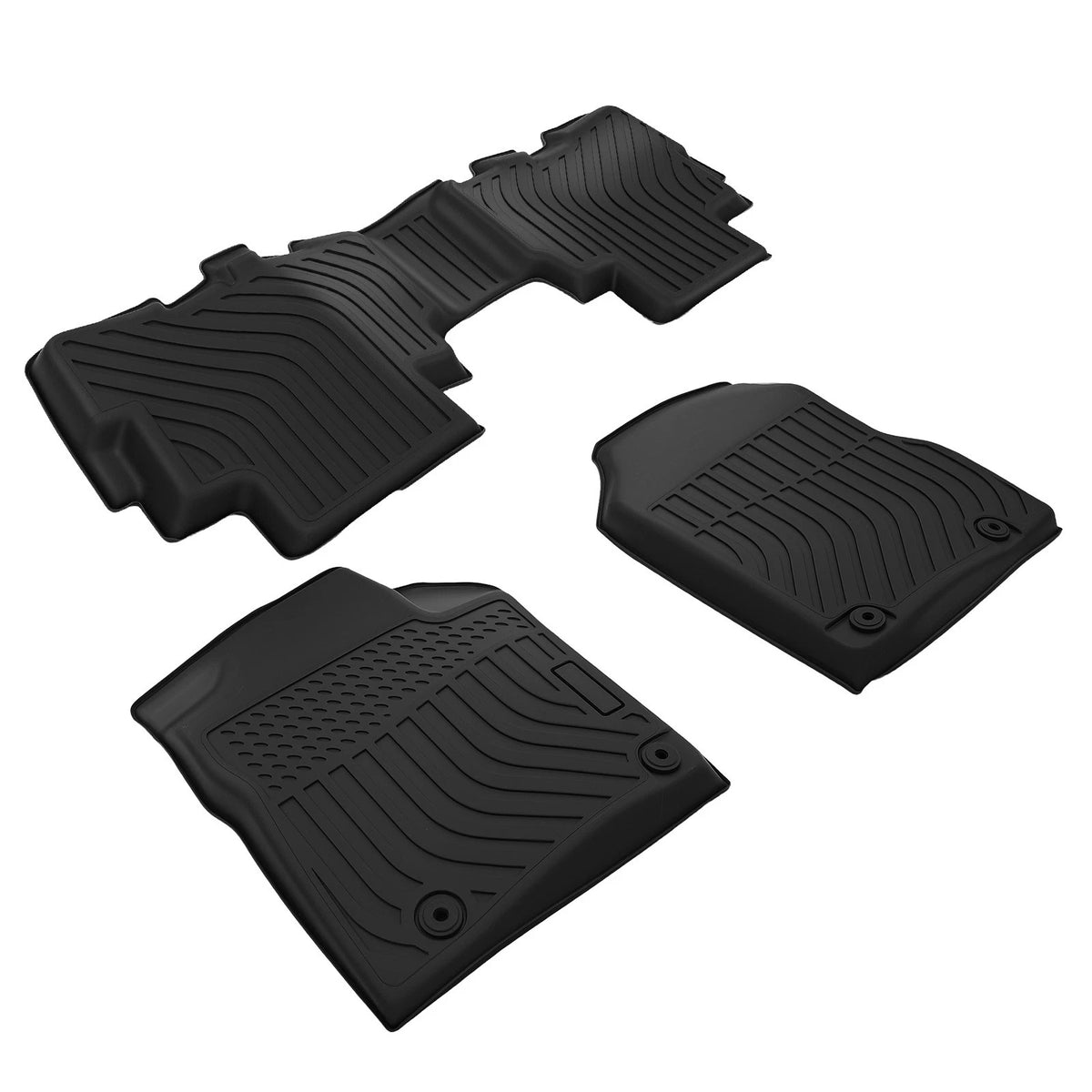Set of 4 All-Weather Floor Mats for Nissan Murano (2019–2023) TPE Black