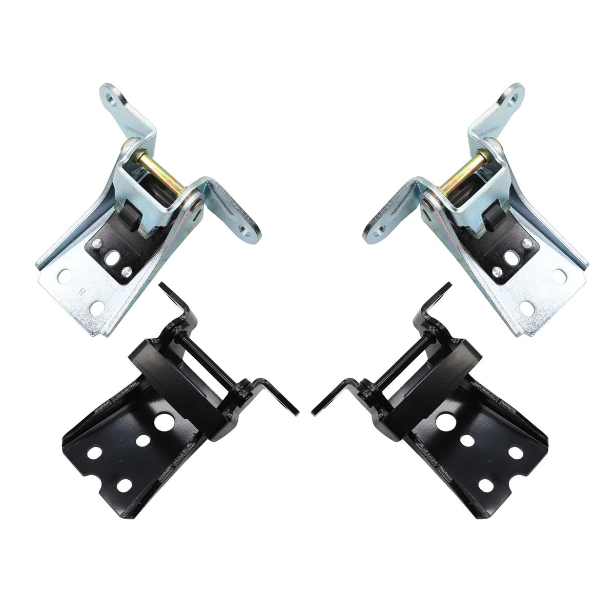 Set of 4 Front Upper Lower Door Hinges for Ford F150 F-250 F-350 (1980–1997)