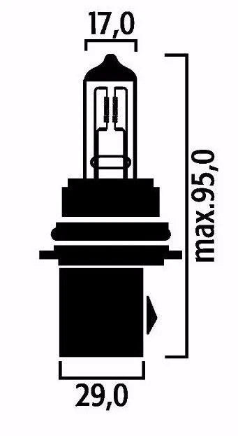 2X HB5 9007 Blue Halogen Head Light Bulb for Flosser (Made in Germany)