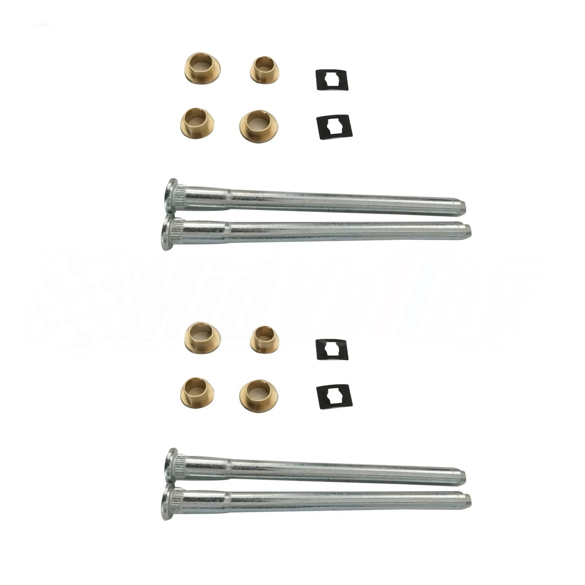 2Pcs Door Hinge Pin & Bushing Kit for GMC Chevy Savana Express (1996–2012) 38488