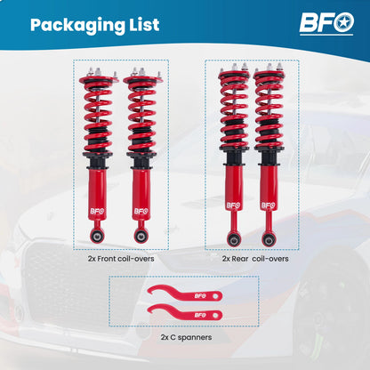 Coilovers Suspension Kit for Lexus IS300 IS200 (2000–2005)