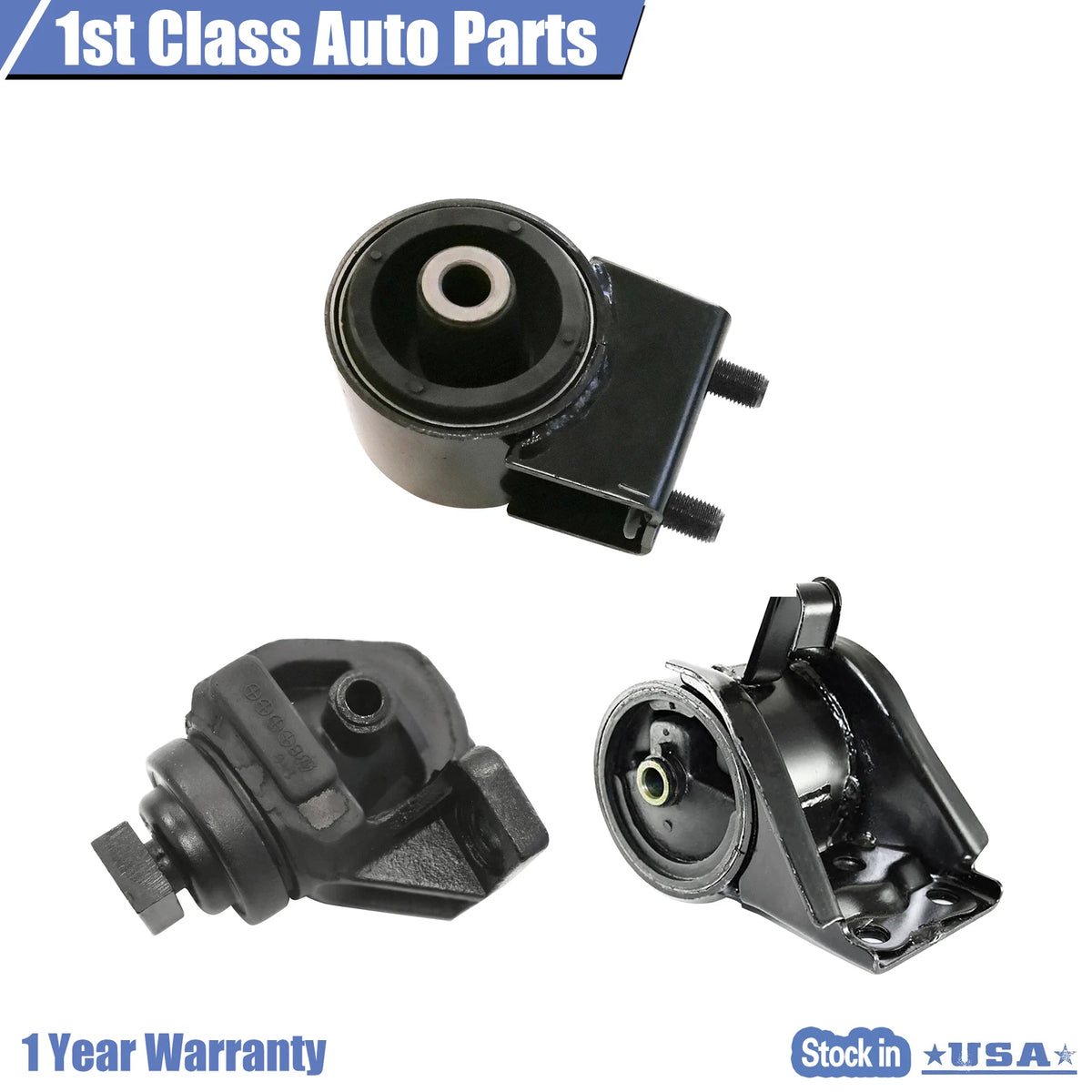 Engine Motor Mount Set for Mazda 626 (1994–1997) 2.0L Auto Trans 8073 8074 8075