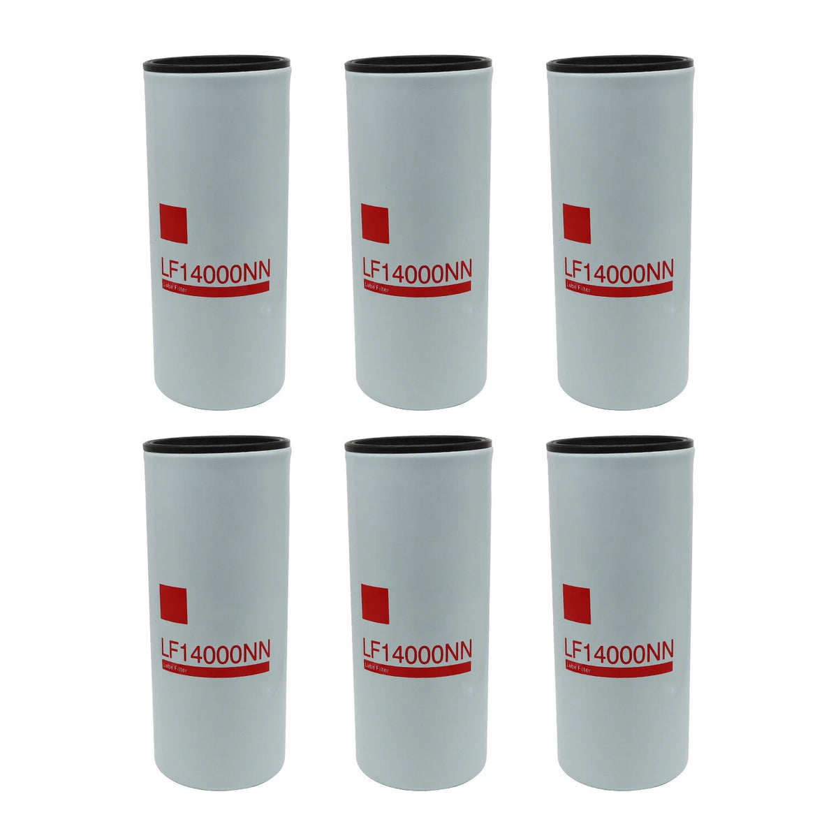 Pack of 6 LF14000NN Oil Filter for Cummins ISX (2007–2019)