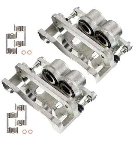 2X Front Brake Calipers for Chevy Silverado GMC Sierra Yukon Cadillac (2008–2019)