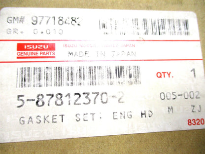 Engine Head Gasket Set for Isuzu (5-87812-370-2, 5-87812370-2, 5878123702)