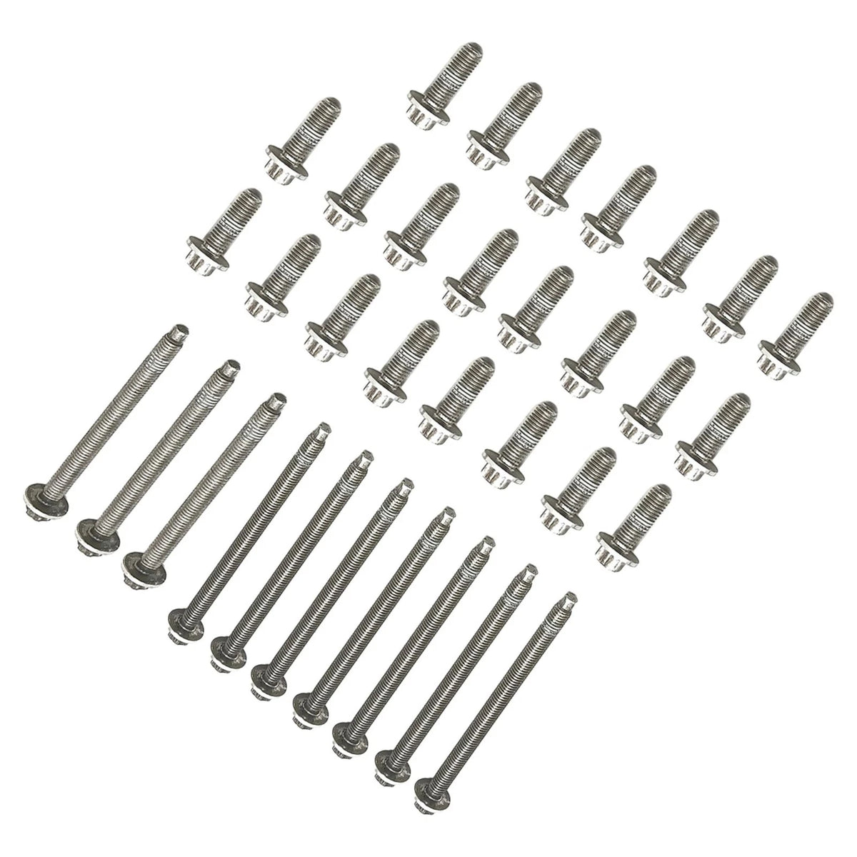 Set of 10 Engine Oil Pan Bolts for BMW 335i 328i (2006–2019) 11130392549