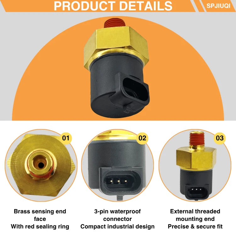 Oil Pressure Sensor Sender 23532797 for Detroit Diesel Series 50 60 (1995–2007)