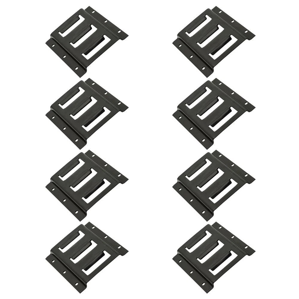 8-Pack E-Track Plate for Various Applications (6")