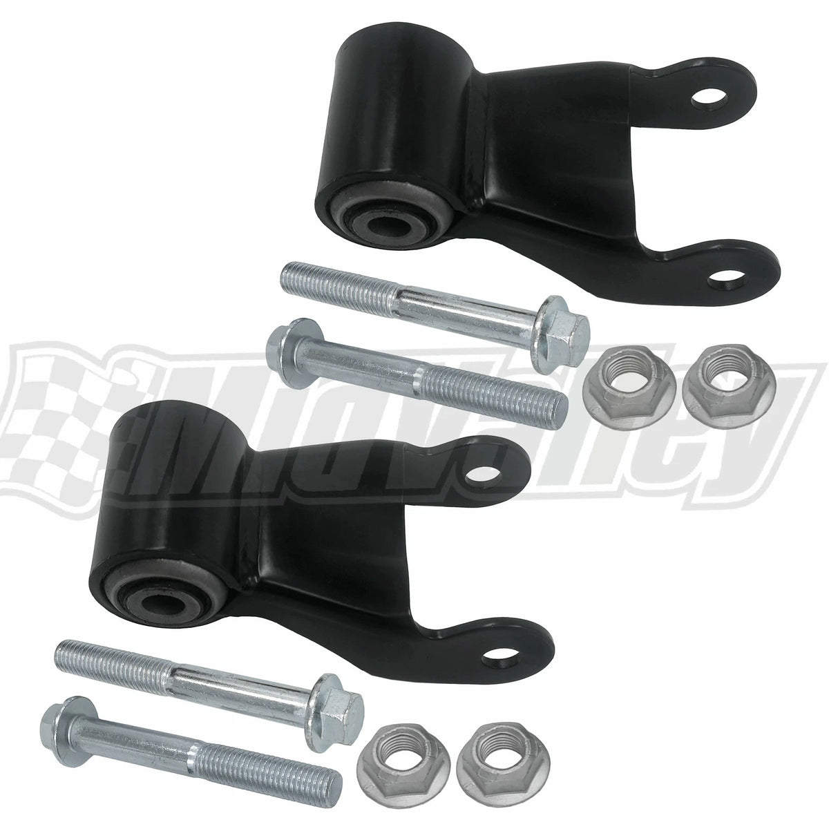 Pair of Rear Leaf Spring Shackle Kit for Dodge Ram 1500 2500 (1994–2001)