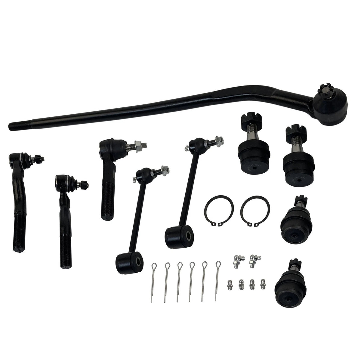 10X Front Rear Ball Joints Tie Rod Sway Bar for Jeep Wrangler (2007–2018)