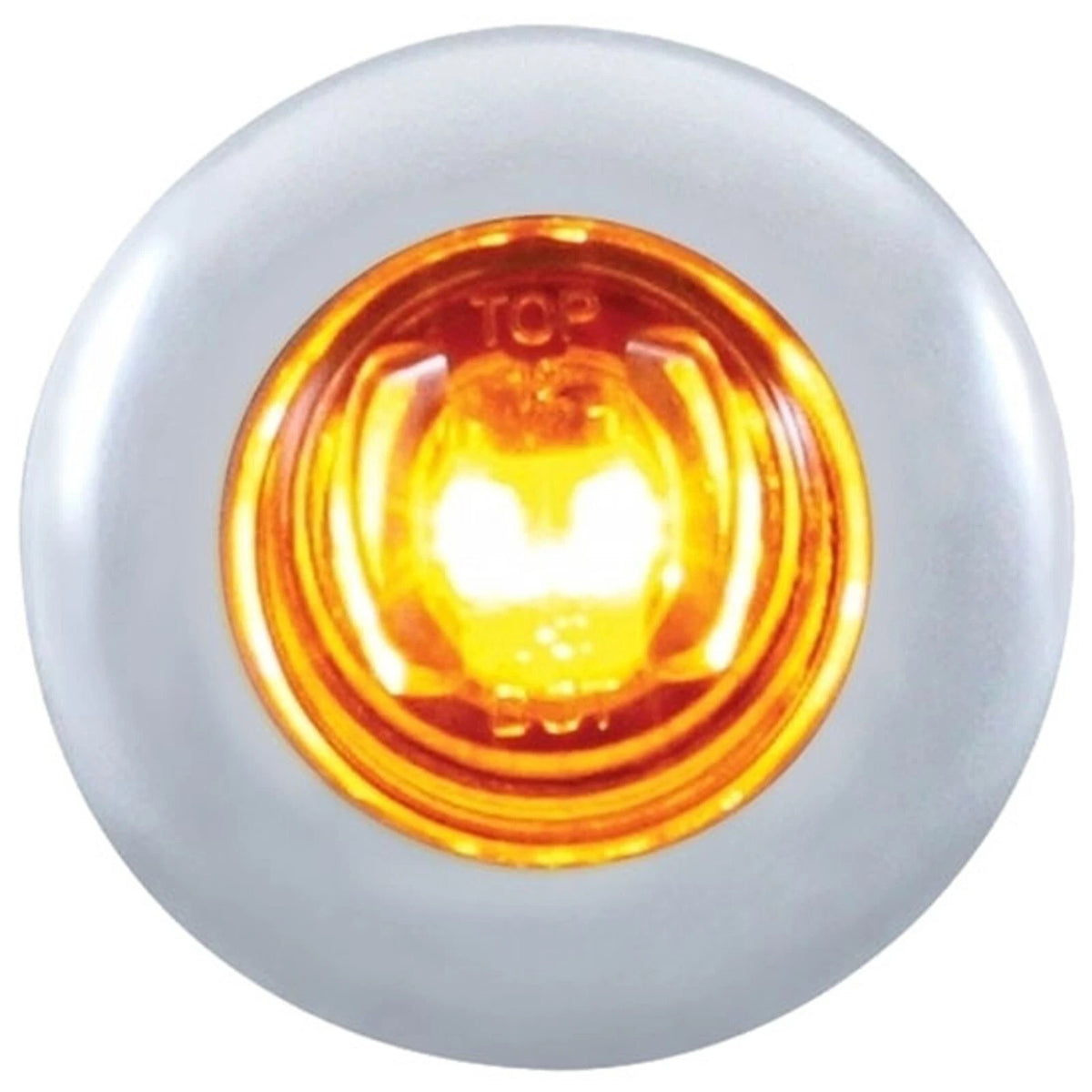 2X Diode Amber LED Mini Bulkhead Marker Light for UP 37142