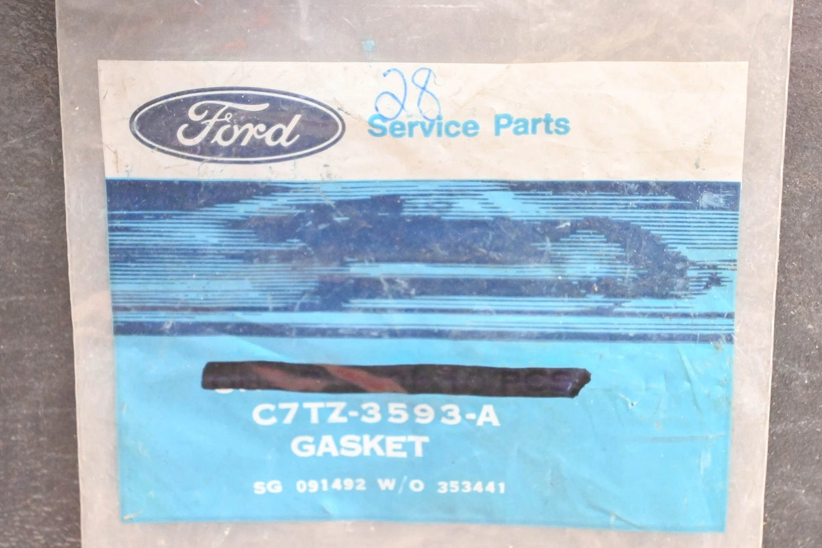 Set of 2 Steering Gear Worm Cover Shim Gaskets for Ford (C7TZ-3593-A)