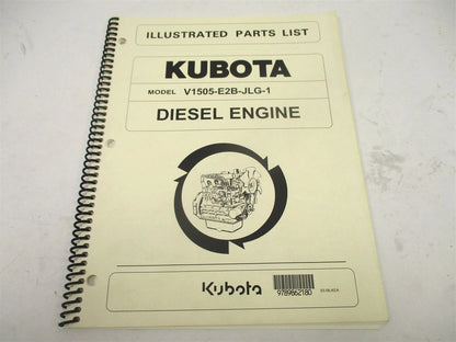 Illustrated Parts List Manual for Kubota V1505-E2JB-JLG-1