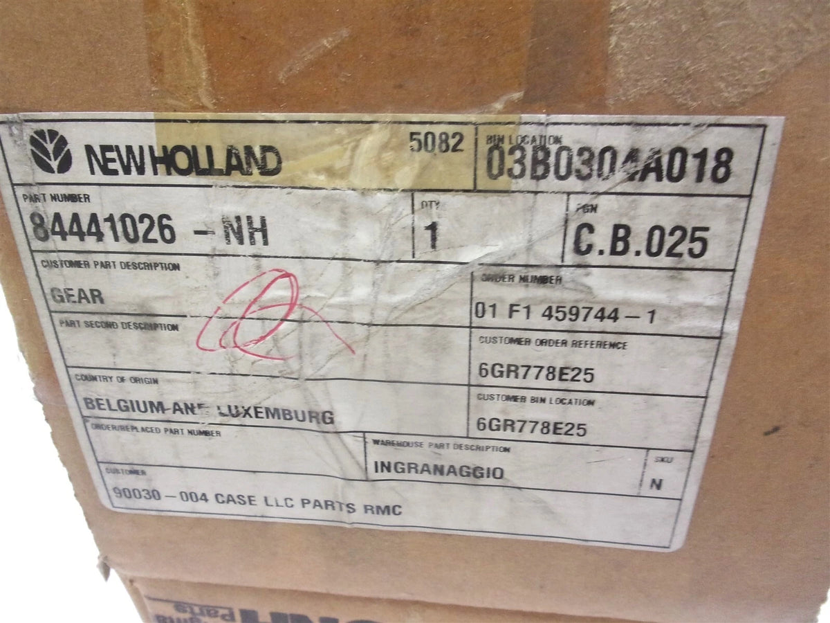 Gear for New Holland CR960 CX860 (2000–2023) 84441026 99435001