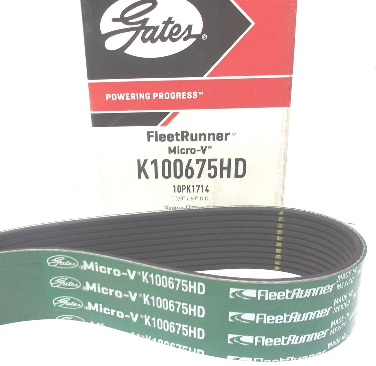 Gates Serpentine Heavy Duty Micro-V Belt for K100675HD (10PK1714)