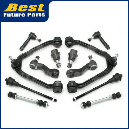 12pcs Front Control Arm Suspension Kit for Chevrolet Silverado 1500 (1999–2007)