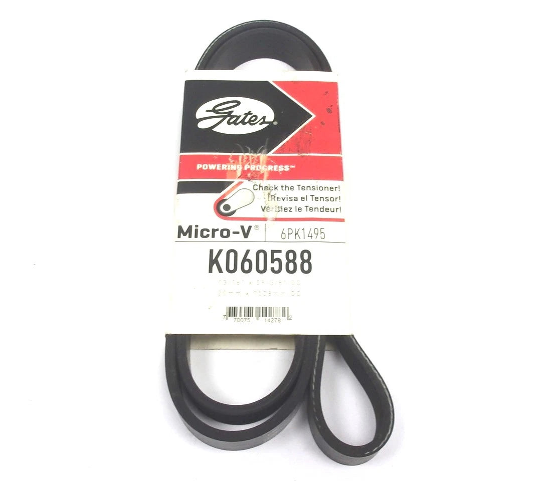 Gates Serpentine Micro-V Belt 6PK1495 for