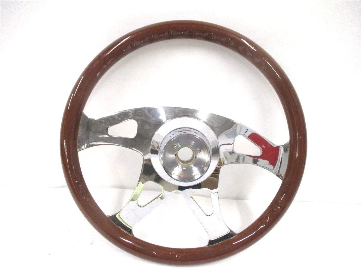 18" Chrome Boss Steering Wheel for Freightliner (Fits 88132)