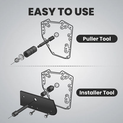 Inner Single Cam Bearing Puller Installer Tool for Harley Evolution (1984–1999)