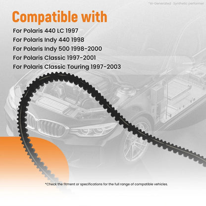 Drive Clutch Belt for Polaris 440 Indy RMK 500 (1997–1999) 3211045 3211031