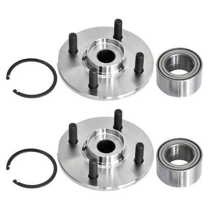 2X Front Wheel Bearing & Hub 518514 for Saturn SC1 SC2 SL SL2 SW1 SW2 (1991–2002)