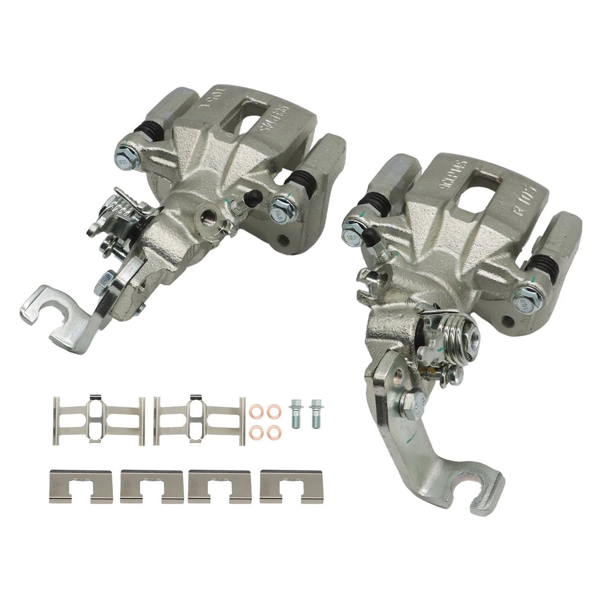 Pair (2X) Rear Brake Calipers w/ Bracket for Acura TSX (2004–2008) Honda Accord (1998–2007)