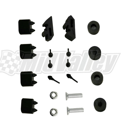 Rubber Stopper Kit & Hood Adjusters for Chevy Camaro (1967–1979)