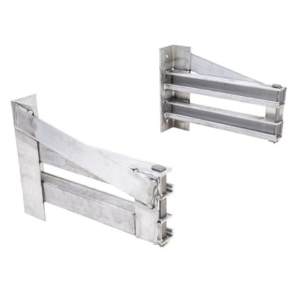 Loading Ramp Storage Brackets for Step Deck Trailers (No Knee Braces)