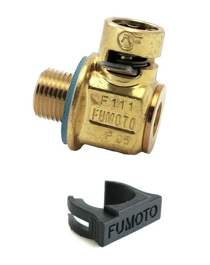 Fumoto F111 Oil Drain Valve & LC10 Clip M14-1.25 for Ford Powerstroke (1994–2010)
