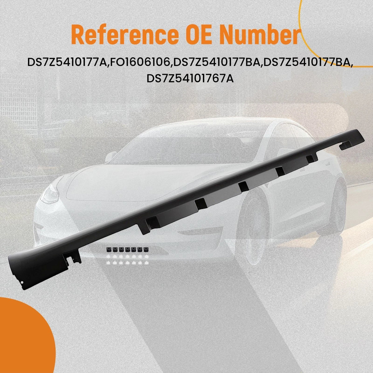 Side Skirt Body Kit for Ford Fusion Energi SE (2013–2017) DS7Z5410177A Black