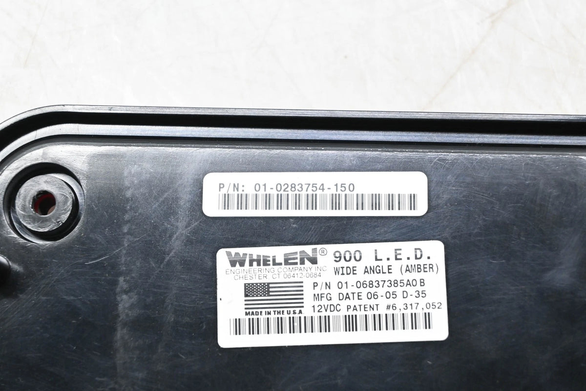 Whelen 900 Series LED Light Wide Angle Amber for (NOS)