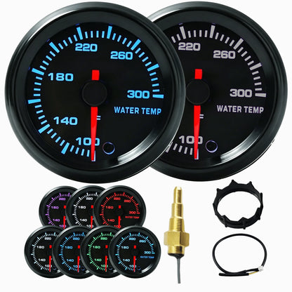 2" Water Temperature Gauge with Sensor for Universal Applications
