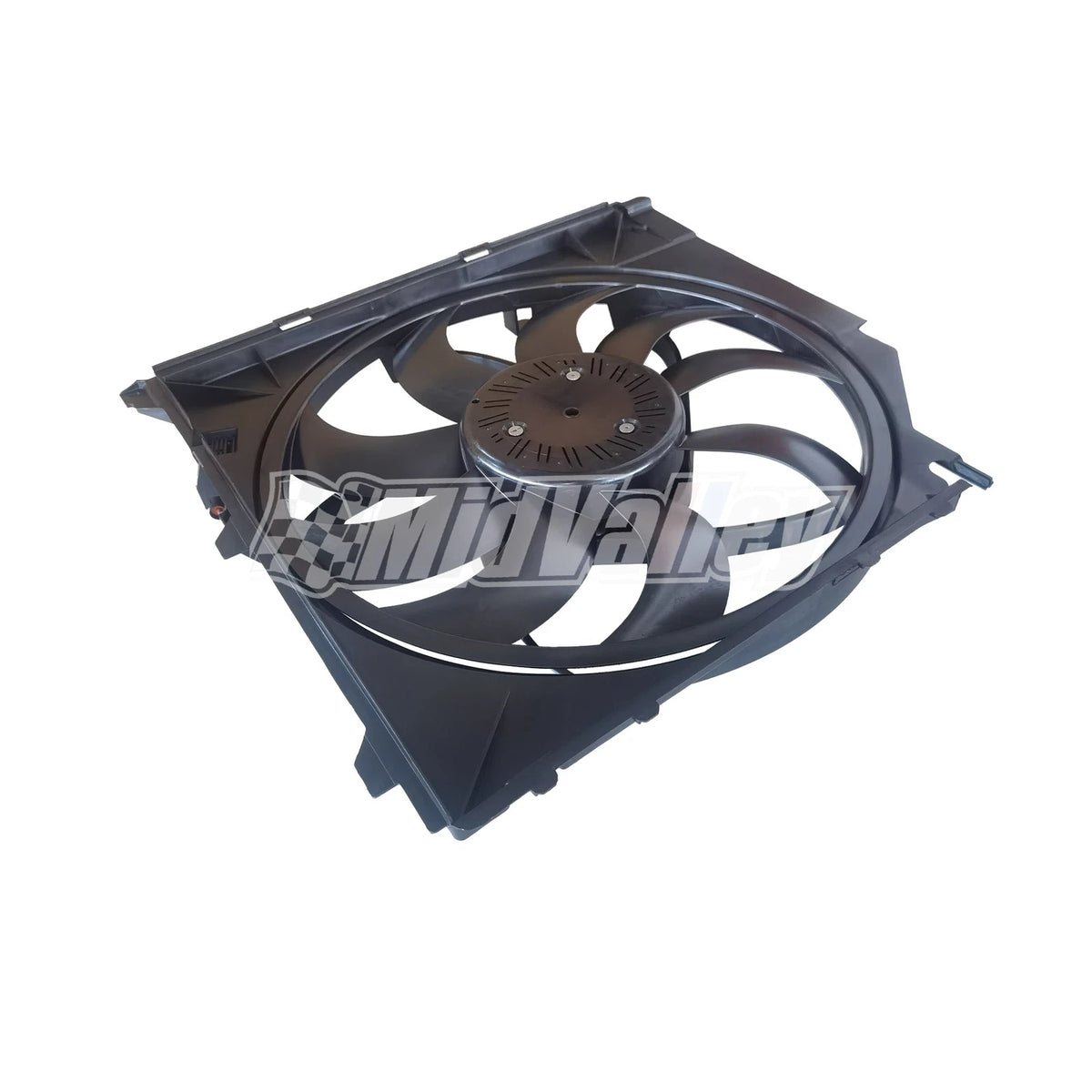 Dual Radiator and Condenser Fan Assembly for BMW X3 (2004–2010)