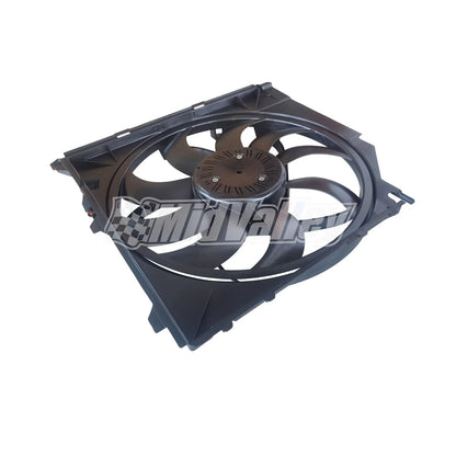 Dual Radiator and Condenser Fan Assembly for BMW X3 (2004–2010)