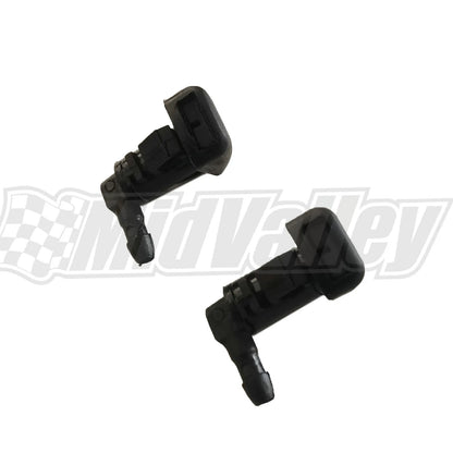 Set of 2 Windshield Wiper Jet Nozzles for Ford Fusion Milan MKZ (2008–2012)