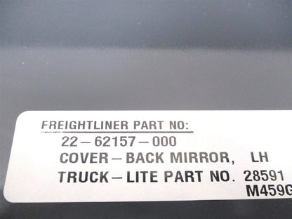 Truck-Lite LH Black Textured Cover for Truck-Lite Mirror (28591, 22-62157-000)