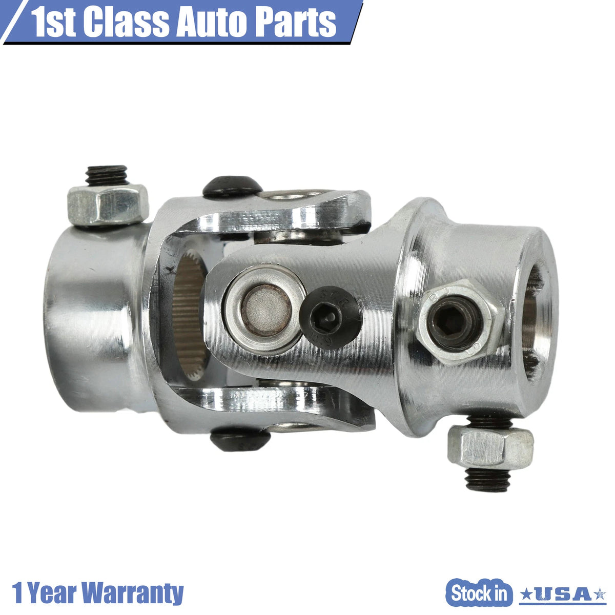 Chrome Steering U Joint for GM Chevy (3/4" DD X 13/16"-36)