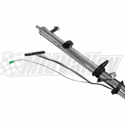 35" Tilt Steering Column for Universal (W/O Key & Wheel Adapter, Chrome)