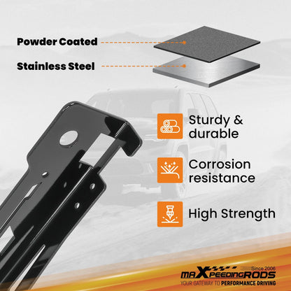 2X Wheel Alignment Tool Toe Plates for Jeep Off-Road Axle Measurement
