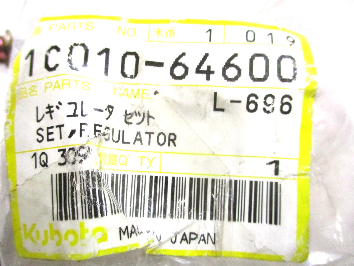 Regulator Set for Kubota M6800 M8200 M9000 (OEM 1C010-64600, 1C010-64602)