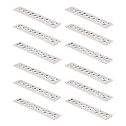 Set of 12 HD Ramps 30" x 6" Trailer Tread with Oval Punch Plate Traction