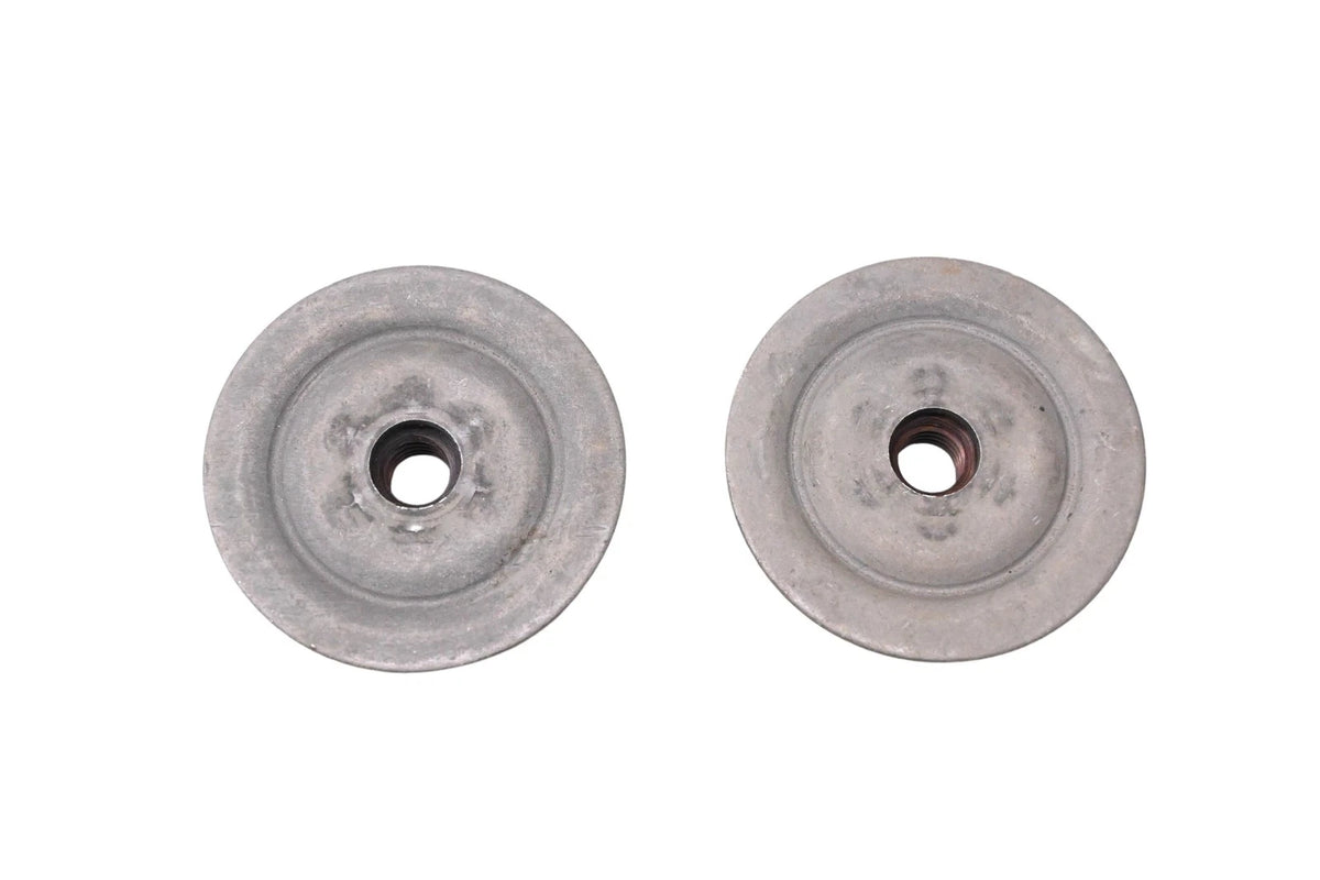 Set of 2 Lower Body Bolt Absorber Retainer Plates for Ford (E4UZ-1000157-A)