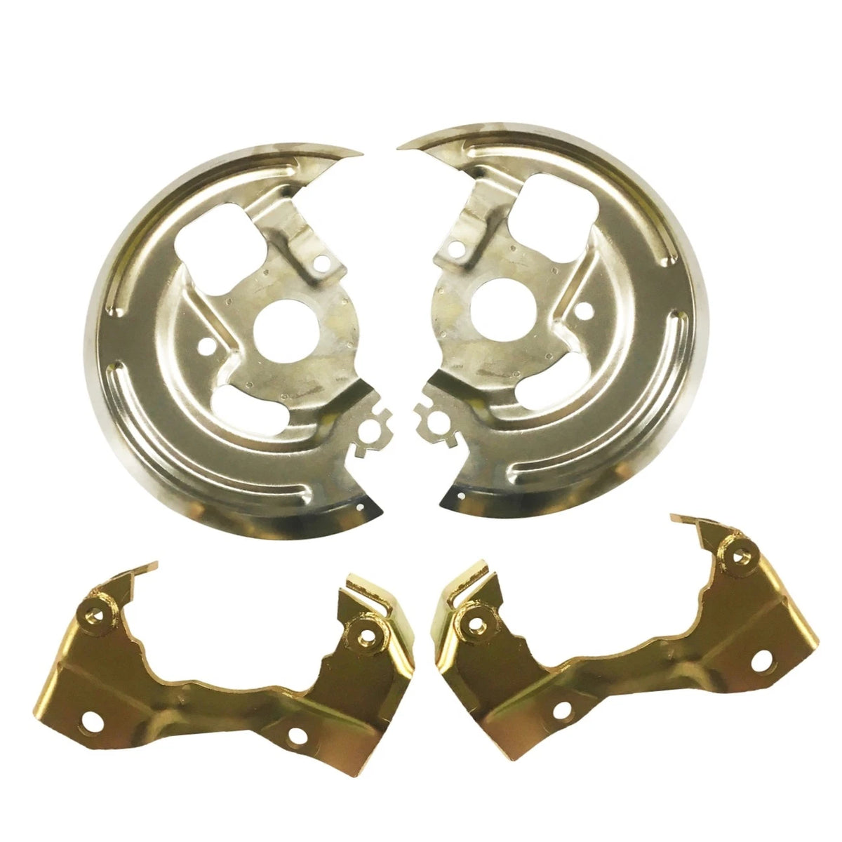 Front Disc Brake Conversion Caliper Mounting Brackets & Backing Plates for GM (1964–1972)