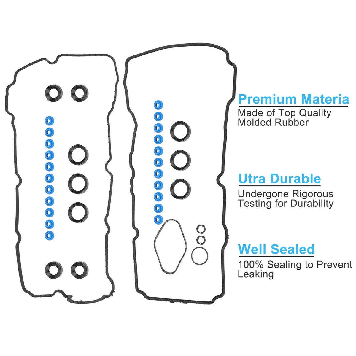 Set of 1 Valve Cover Gasket for Ford F-150, Expedition, Transit 250, 350 (3.5L V6 Turbo)