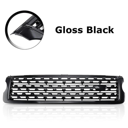 Front Upper Grille for Land Rover Range Rover (2013–2017) LR052715 Glossy Black