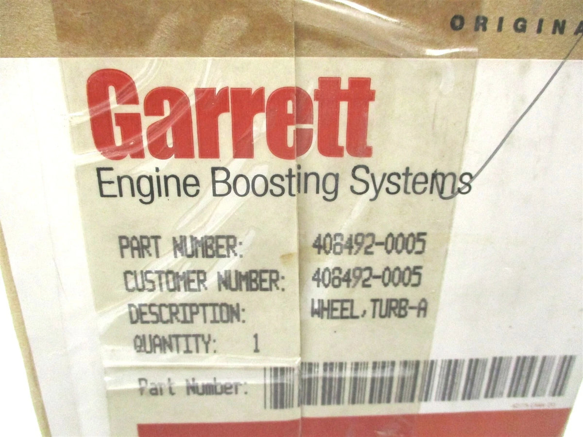 Garrett Turbo Turbine Wheel Assembly for TV Turbos (408492-0005)