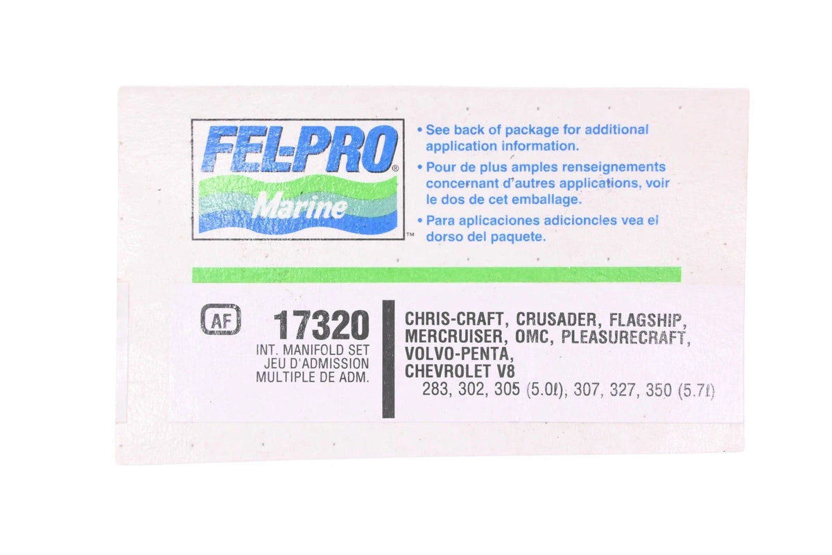 Intake Manifold Gasket Kit for Fel-Pro 17320 (NOS)