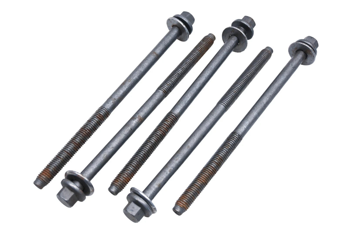 Set of 10 Hex Flange Head Bolts & Washers M14-1.75 x 205mm