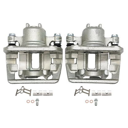 2Pcs Rear Brake Calipers w/ Bracket for Honda CR-V (2007–2016) & Acura RDX (2013–2018)